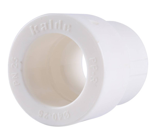 Муфта переходная Kalde 40х25 мм полипропиленовая белая 3212-rdc-402500