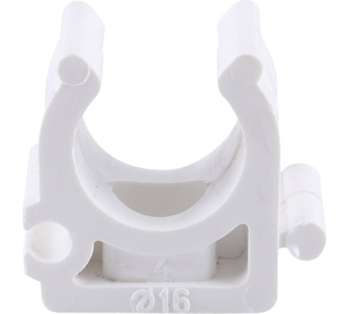 Опора для полипропиленовых труб Kalde 16 мм белая 3592-bck-160001