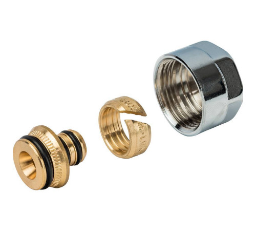 Соединение для металлопластиковых труб Luxor TP 99/C 16 x 2.0 мм x 3/4 EK хром 67861612C