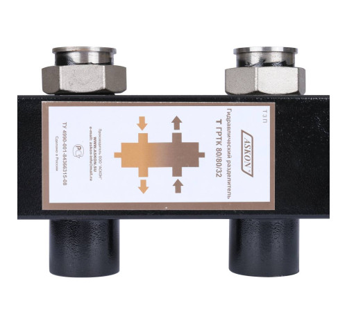 Гидравлический разделитель Askon ТГРТК 80/80/32 100 кВт ТГРТК 80/80/32