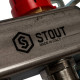 Коллекторная группа из нержавеющей стали STOUT с расходомерами 7 выходов SMS 0907 000007
