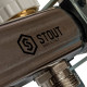 Коллекторная группа из нержавеющей стали STOUT с расходомерами 10 выходов SMS 0907 000010