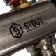Коллекторная группа из нержавеющей стали STOUT без расходомеров 11 выходов SMS 0922 000011