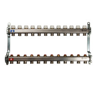 Коллекторная группа из нержавеющей стали STOUT без расходомеров 12 выходов SMS 0922 000012