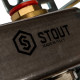 Коллекторная группа из нержавеющей стали STOUT без расходомеров 12 выходов SMS 0922 000012