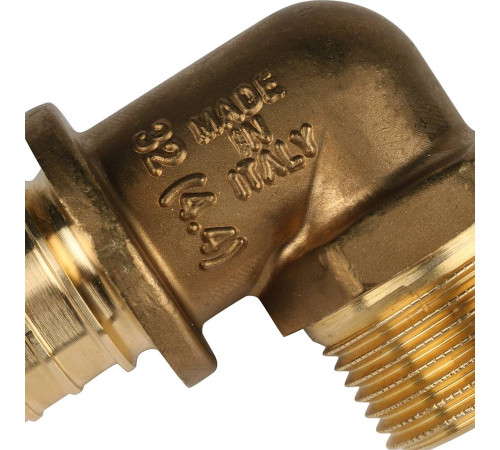 Угольник-переходник STOUT 32х1 с наружной резьбой аксиальный SFA-0005-003210