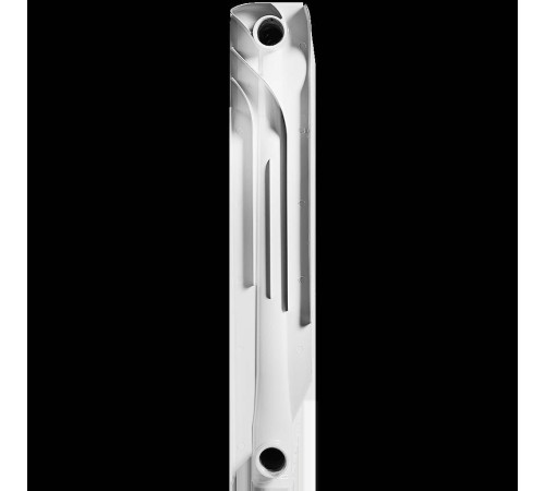 Радиатор алюминиевый ROMMER Plus 500 12 секций боковое подключение RAL 9016 RAL-3210-050012