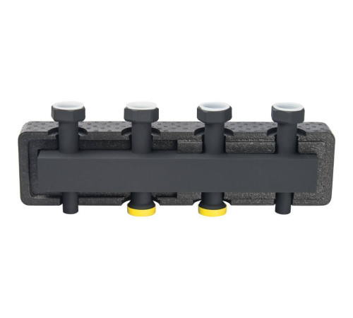 Распределительный коллектор стальной STOUT SDG-0016 2 контура в теплоизоляции DN 25 SDG-0016-004002