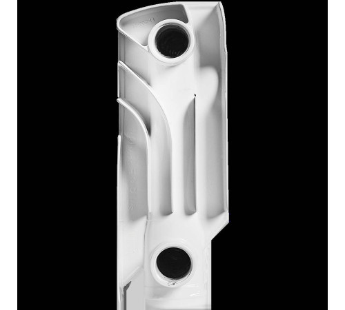 Радиатор алюминиевый ROMMER Plus 200 6 секций боковое подключение RAL 9016 RAL-3210-020006
