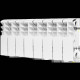 Радиатор алюминиевый ROMMER Plus 200 8 секций боковое подключение RAL 9016 RAL-3210-020008