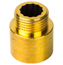 Удлинитель латунный STOUT 1/2 x 20 мм SFT-0001-001220