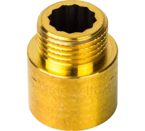 Удлинитель латунный STOUT 1/2 x 20 мм SFT-0001-001220