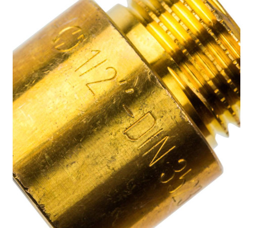 Удлинитель латунный STOUT 1/2 x 20 мм SFT-0001-001220