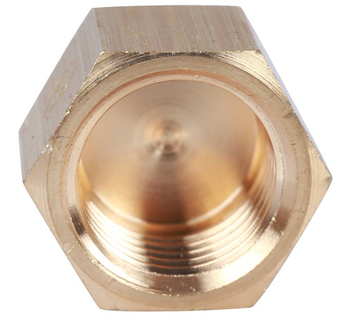 Заглушка резьбовая STOUT 1/4 ВР латунная SFT-0026-000014