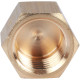Заглушка резьбовая STOUT 1/4 ВР латунная SFT-0026-000014