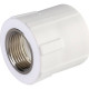 Муфта комбинированная Политэк PP-R 32х3/4 ВР белая 9100003234