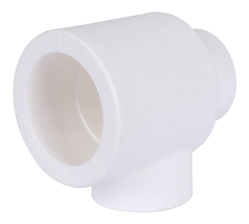 Тройник переходной Политэк PP-R 32x20x20 мм белый 9300322020