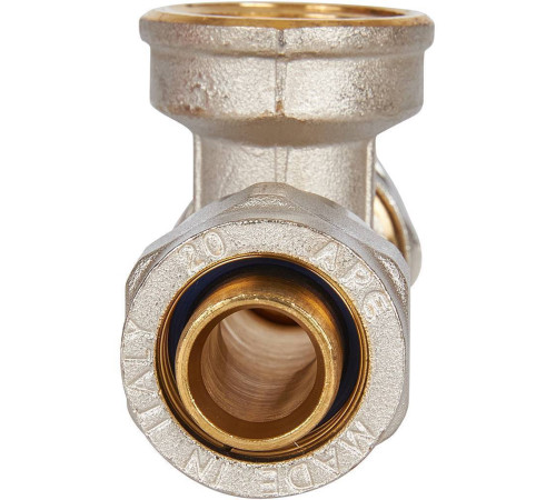 Тройник-переходник обжимной STOUT с внутренней резьбой 20х3/4х20 SFS-0012-003420