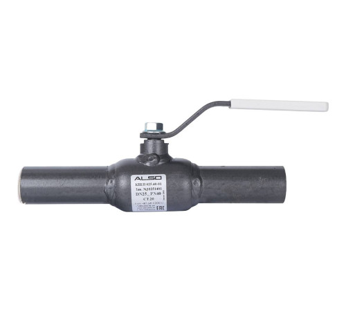 Кран шаровой под приварку ALSO КШП Ду 25 Ру 4,0 МПа сталь 20 КШ.П.025.40-01