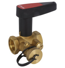 Клапан запорный BROEN Basic DN 20 PN 25 ручной с дренажем 594764