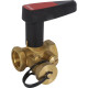 Клапан запорный BROEN Basic DN 20 PN 25 ручной с дренажем 594764