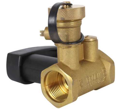 Клапан запорный BROEN Basic DN 20 PN 25 ручной с дренажем 594764
