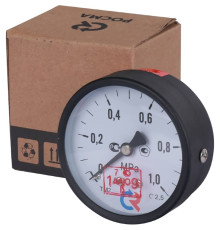 Манометр общетехнический РОСМА ТМ-210Т.00 0-1 МПа G1/4 осевой 50 мм 00000000601