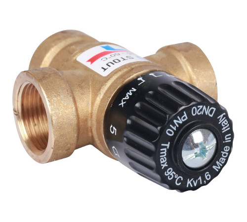 Термостатический смесительный клапан STOUT 3/4 ВР 35-60 °C Kvs 1.6 SVM-0110-166020