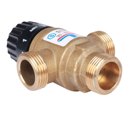 Клапан термостатический смесительный STOUT 3/4 ВР 35-60 °C Kvs 1.6 SVM-0120-166020