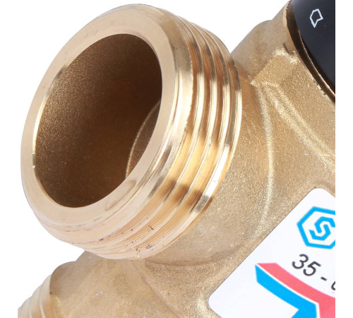 Клапан термостатический смесительный STOUT 1 ВР 35-60 °C Kvs 1.6 SVM-0120-166025