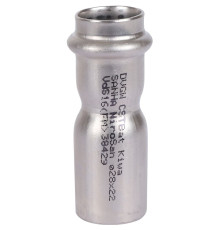 Ниппель переходной Sanha 9243 NiroSan пресс 28x22 мм 692432822