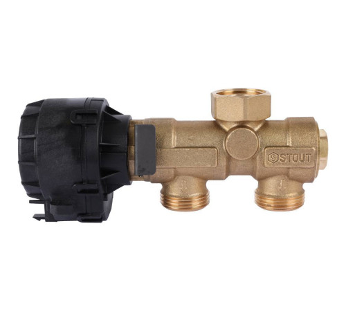 Комплект трехходового клапана STOUT для котла и бойлера 3/4 Kvs 4.4 м3/ч SFB-0001-000001