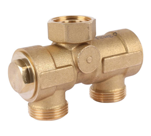 Комплект трехходового клапана STOUT для котла и бойлера 3/4 Kvs 4.4 м3/ч SFB-0001-000001