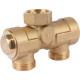 Комплект трехходового клапана STOUT для котла и бойлера 3/4 Kvs 4.4 м3/ч SFB-0001-000001