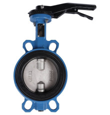 Затвор дисковый поворотный Tecofi VPI4449 DN 100 PN 16 межфланцевый диск нержавеющая сталь VPI4449-02EP0100