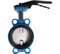 Затвор дисковый поворотный Tecofi VPI4449 DN 125 PN 16 межфланцевый диск нержавеющая сталь VPI4449-02EP0125