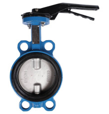 Затвор дисковый поворотный Tecofi VPI4449 DN 125 PN 16 межфланцевый диск нержавеющая сталь VPI4449-02EP0125