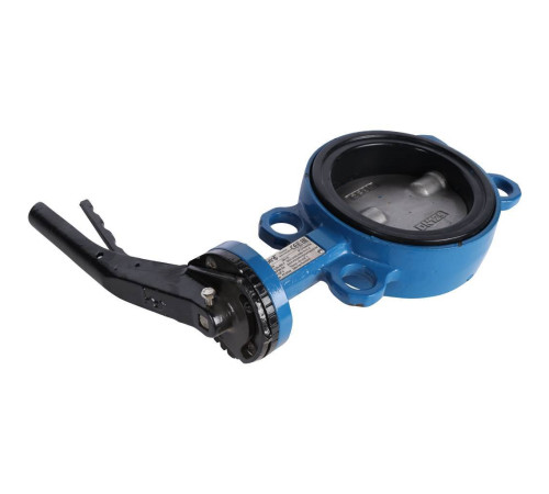 Затвор дисковый поворотный Tecofi VPI4449 DN 125 PN 16 межфланцевый диск нержавеющая сталь VPI4449-02EP0125