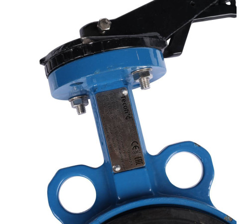 Затвор дисковый поворотный Tecofi VPI4449 DN 125 PN 16 межфланцевый диск нержавеющая сталь VPI4449-02EP0125