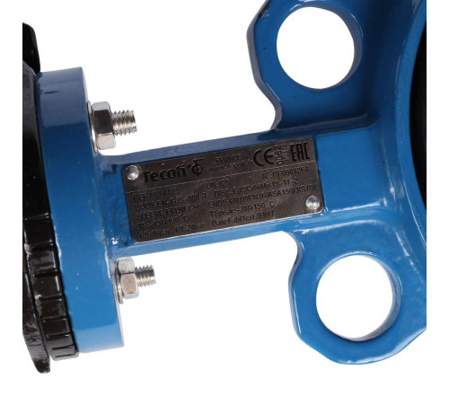 Затвор дисковый поворотный Tecofi VPI4449 DN 125 PN 16 межфланцевый диск нержавеющая сталь VPI4449-02EP0125