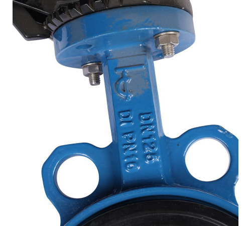 Затвор дисковый поворотный Tecofi VPI4449 DN 125 PN 16 межфланцевый диск нержавеющая сталь VPI4449-02EP0125