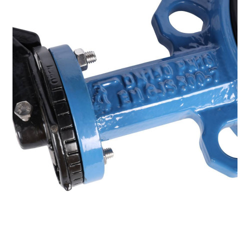 Затвор дисковый поворотный Tecofi VPI4449 DN 150 PN 16 межфланцевый диск нержавеющая сталь VPI4449-02EP0150