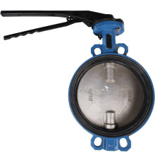 Затвор дисковый поворотный Tecofi VPI4449 DN 250 PN 16 межфланцевый диск нержавеющая сталь VPI4449-02EP0250