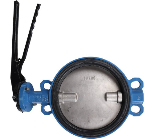 Затвор дисковый поворотный Tecofi VPI4449 DN 250 PN 16 межфланцевый диск нержавеющая сталь VPI4449-02EP0250