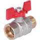 Кран шаровой ROMMER 3/4 ВР/НР ручка бабочка RBV-0004-0210220
