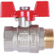 Кран шаровой ROMMER 3/4 ВР/НР ручка бабочка RBV-0004-0210220