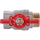 Кран шаровой ROMMER 3/4 ВР/НР ручка бабочка RBV-0004-0210220