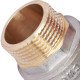 Кран шаровой ROMMER 1 ВР/НР ручка бабочка RBV-0004-0210225