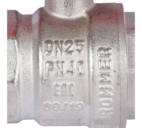 Кран шаровой ROMMER 1 ВР/НР ручка бабочка RBV-0004-0210225