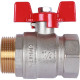 Кран шаровой ROMMER 1 1/4 ВР/НР ручка бабочка RBV-0004-0210232